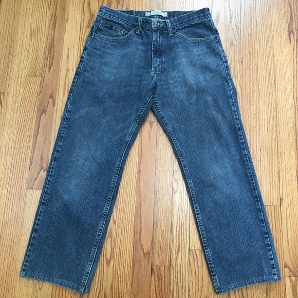 Lee Premium Select Straight Leg Dark Blue Denim Jeans - Picture 15 of 16